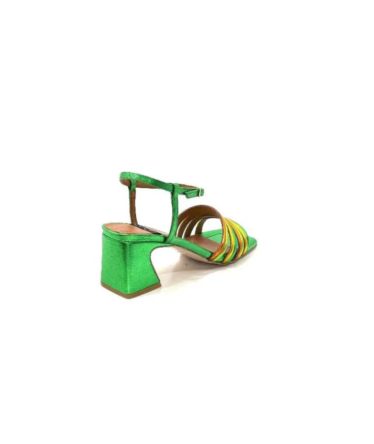 Angel Alarcon 23042 Cuir Metal Vert