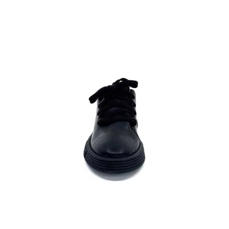 Baskets Ivoire 500-952 Cuir Noir