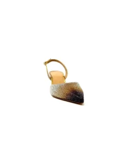 Chantal 1906 Cuir Strass Or