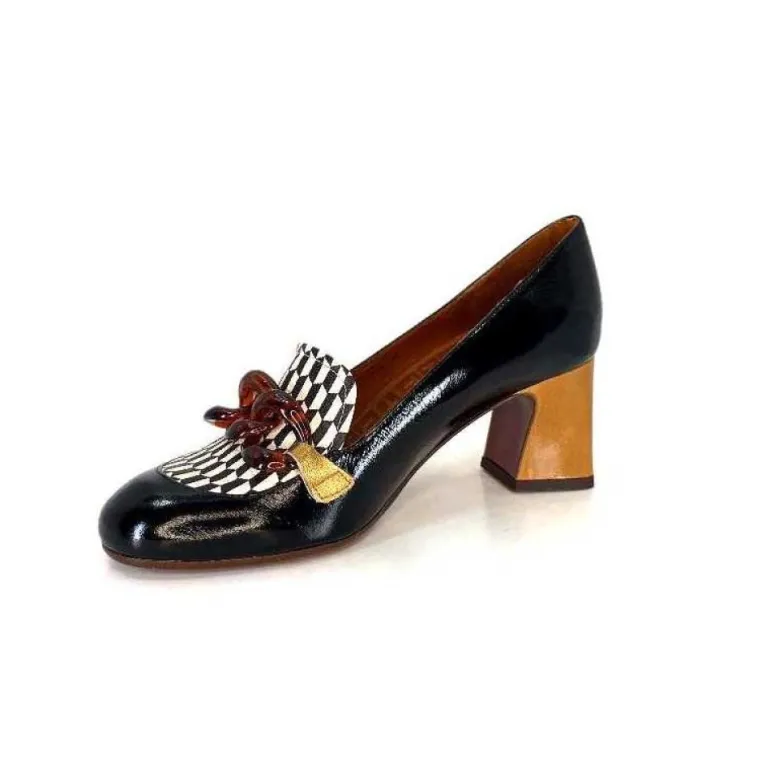 Chie Mihara Anata Cuir Vernis Noir