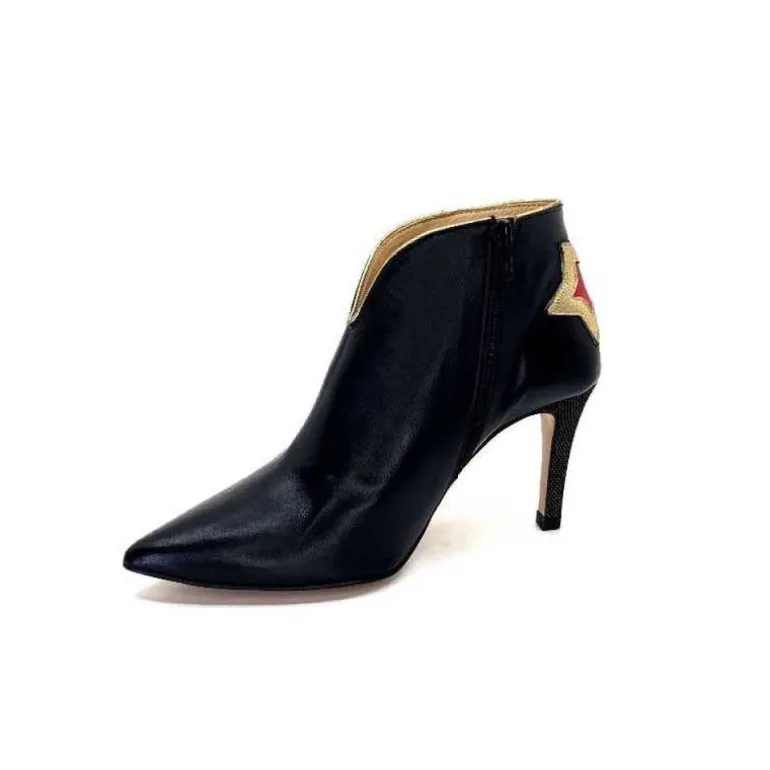 Creatis Magic Cuir Noir Rouge Or