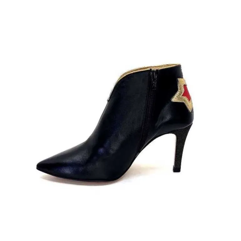 Creatis Magic Cuir Noir Rouge Or