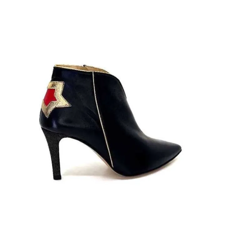 Creatis Magic Cuir Noir Rouge Or