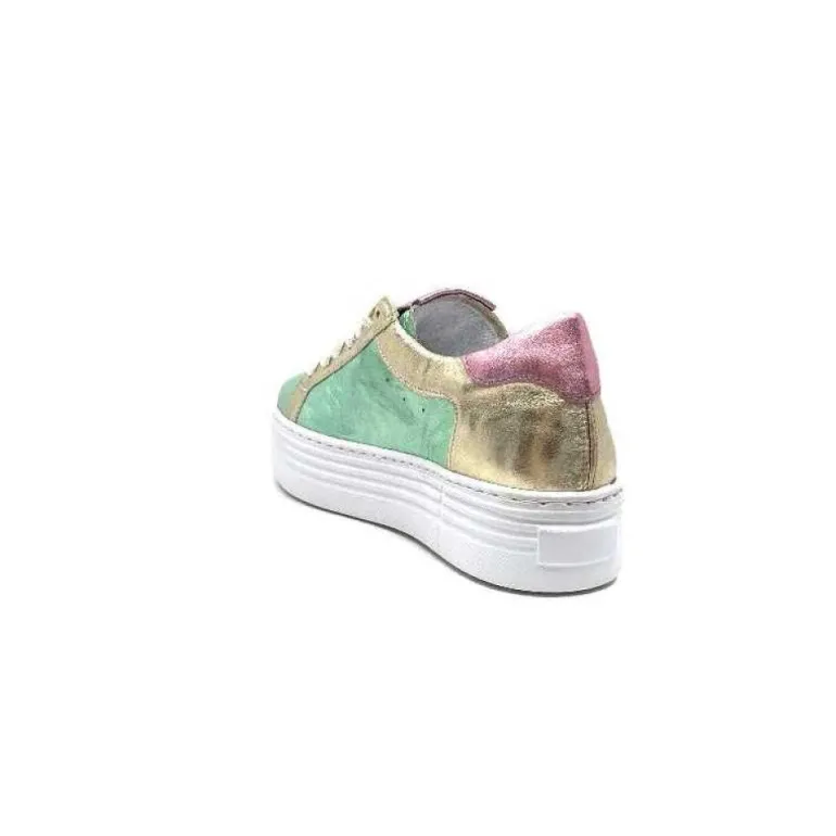 Elue Par Nous Nany Cuir Metal Vert