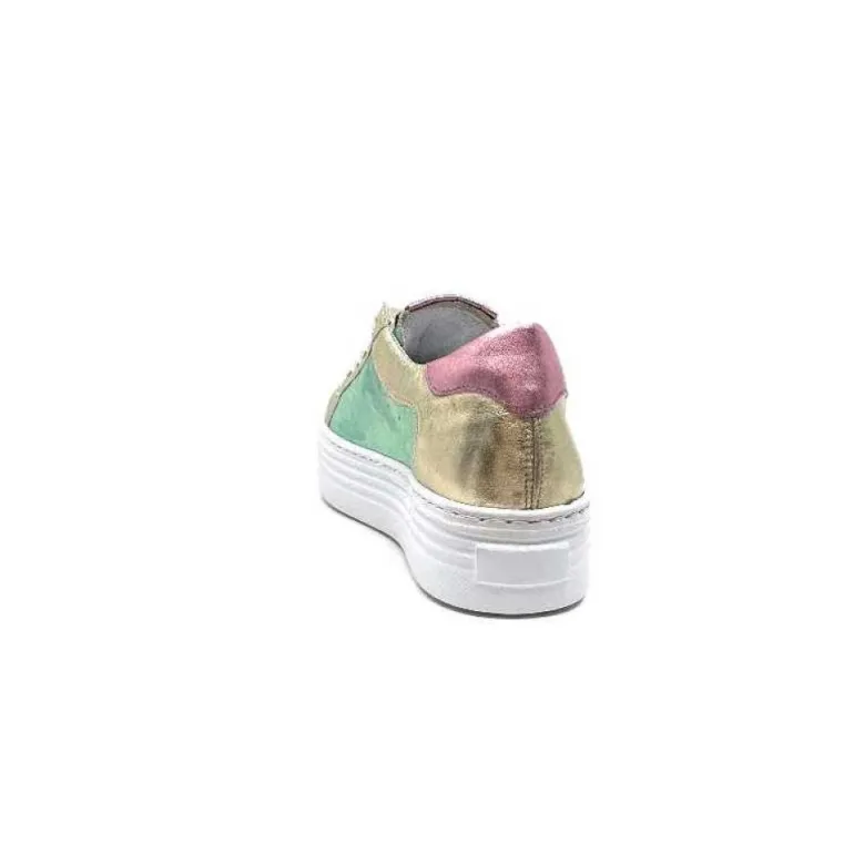 Elue Par Nous Nany Cuir Metal Vert