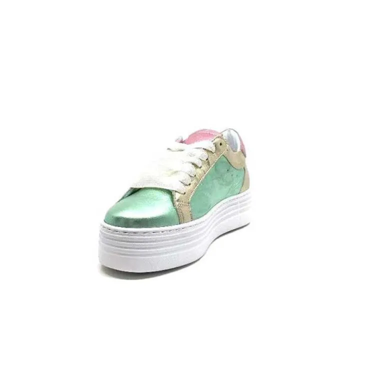 Elue Par Nous Nany Cuir Metal Vert