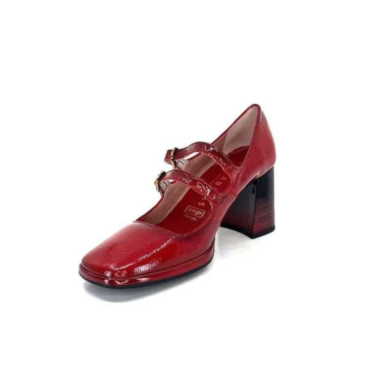 Hispanitas Hi232922 Monaco Cuir Vernis Rouge