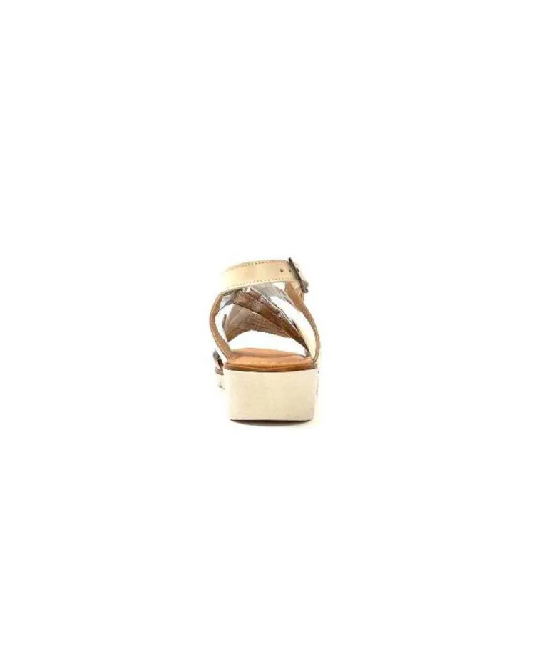 Ivoire 2146 Ceralin Cuir Blanc Beige Argent