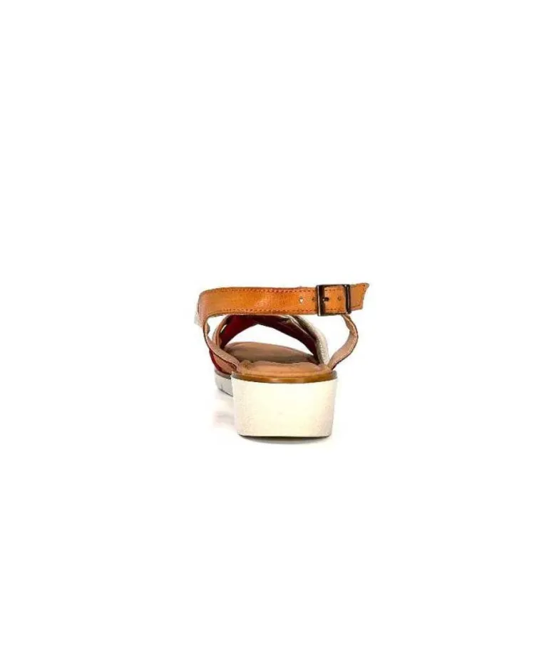 Ivoire 2146 Ceralin Cuir Rouge Marron Or
