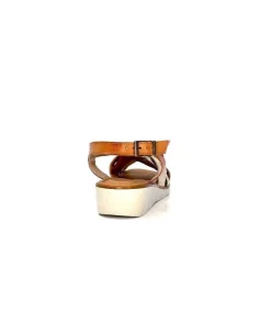 Ivoire 2146 Ceralin Cuir Rouge Marron Or