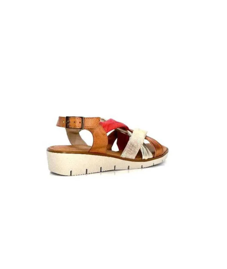 Ivoire 2146 Ceralin Cuir Rouge Marron Or
