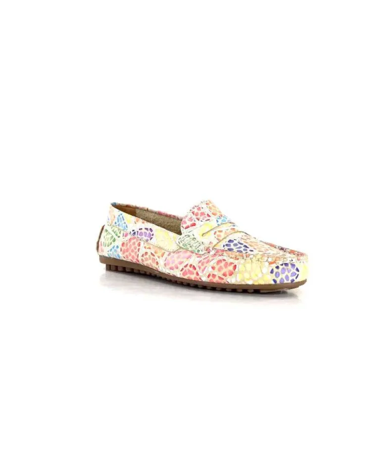 Ivoire 10322 Cuir Beige Multicolore
