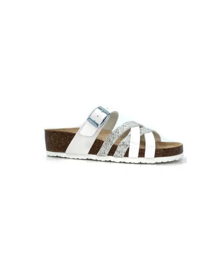 Ivoire 2115 Cuir Blanc Argent