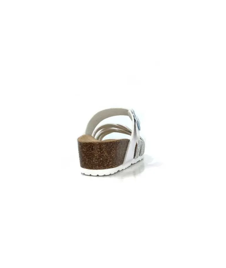 Ivoire 2115 Cuir Blanc Argent