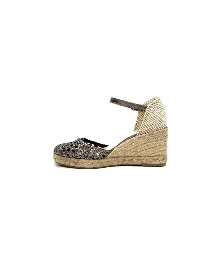 Ivoire 23288 Cuir Tresse Grafite