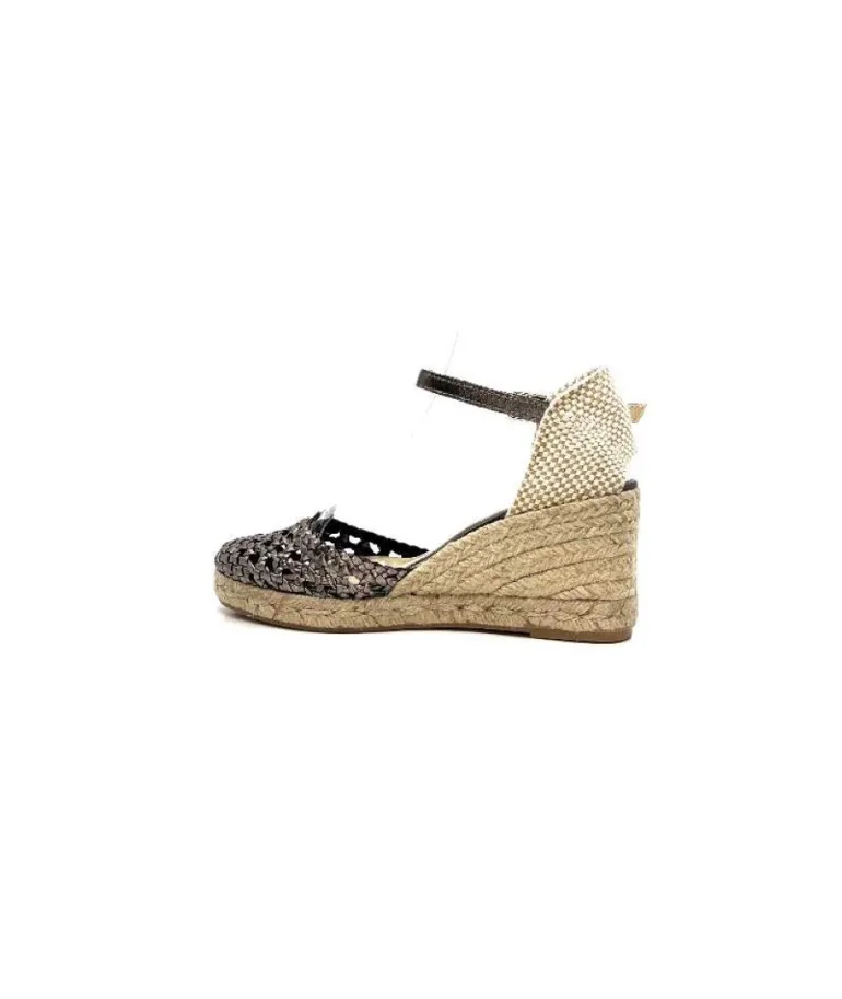 Ivoire 23288 Cuir Tresse Grafite