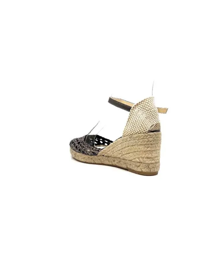 Ivoire 23288 Cuir Tresse Grafite