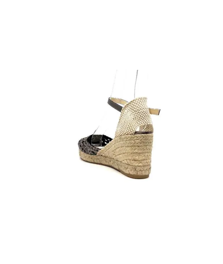 Ivoire 23288 Cuir Tresse Grafite