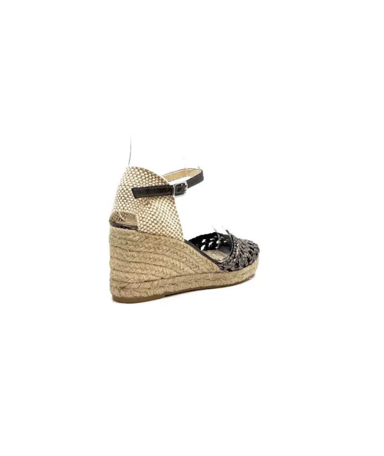 Ivoire 23288 Cuir Tresse Grafite