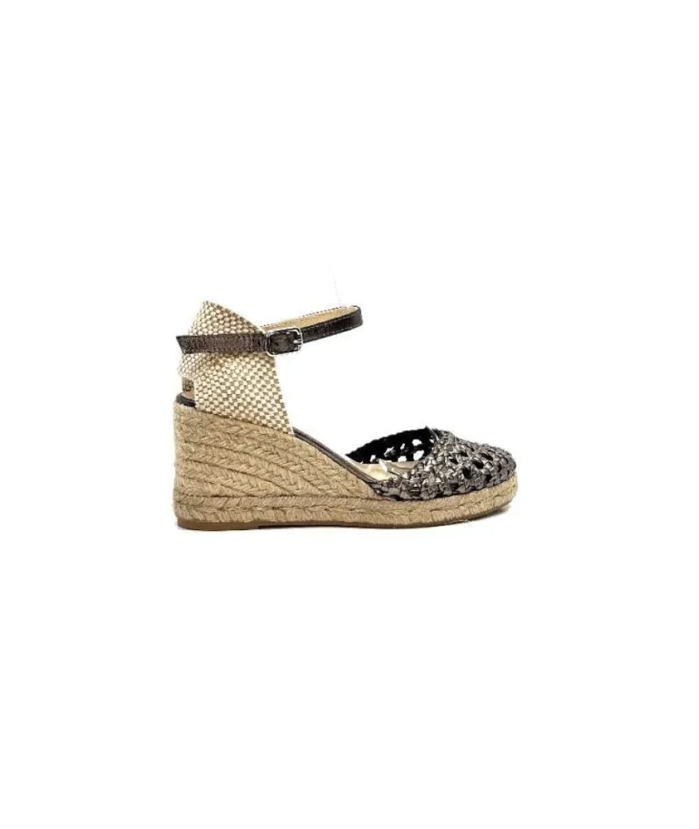 Ivoire 23288 Cuir Tresse Grafite