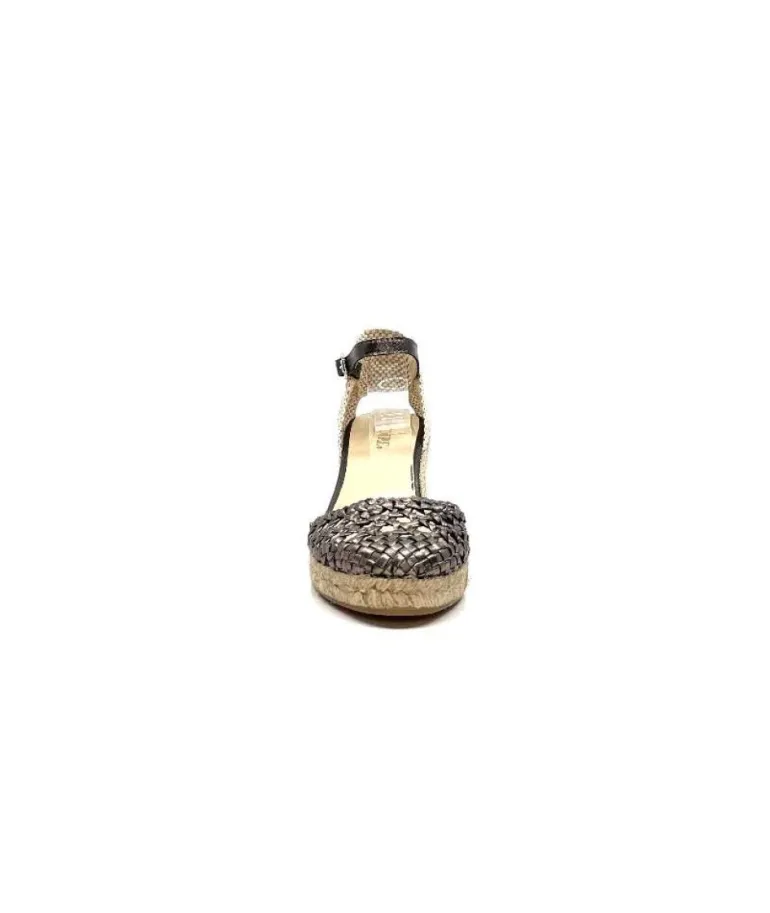 Ivoire 23288 Cuir Tresse Grafite