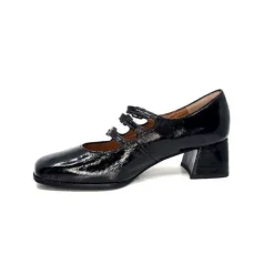 Ivoire 4145 Cuir Vernis Noir