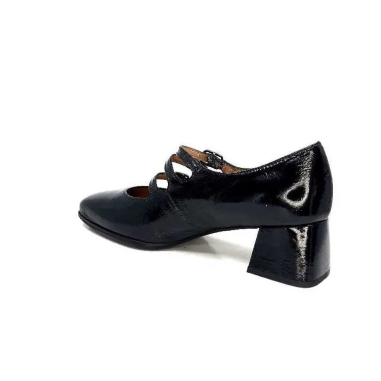 Ivoire 4145 Cuir Vernis Noir