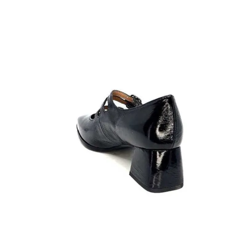 Ivoire 4145 Cuir Vernis Noir