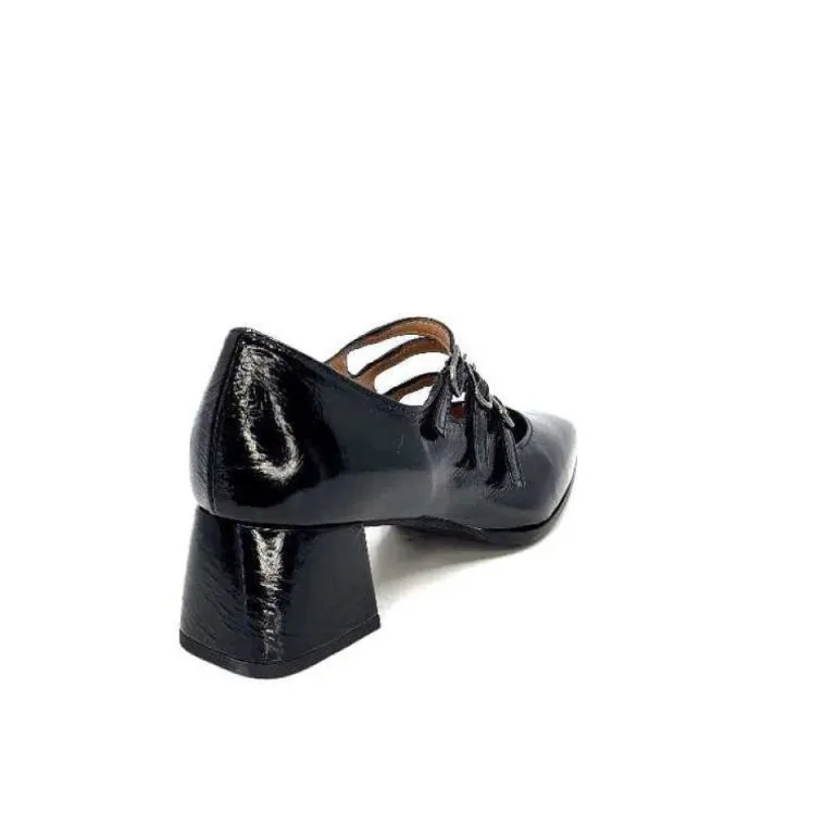 Ivoire 4145 Cuir Vernis Noir