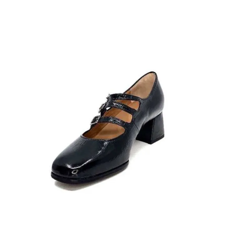 Ivoire 4145 Cuir Vernis Noir
