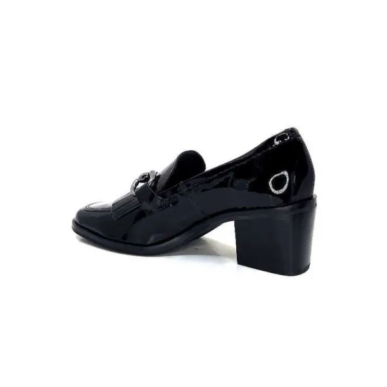 Ivoire 78006 Fortunato Cuir Vernis Noir