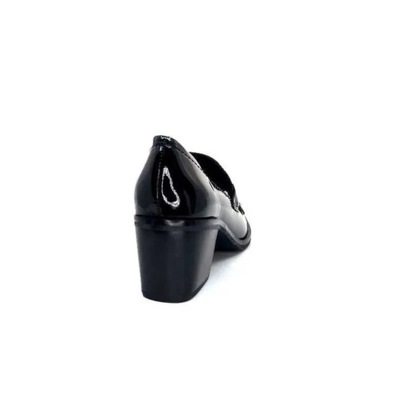 Ivoire 78006 Fortunato Cuir Vernis Noir