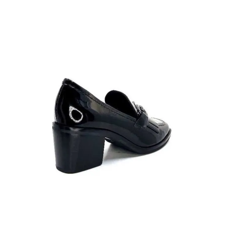 Ivoire 78006 Fortunato Cuir Vernis Noir