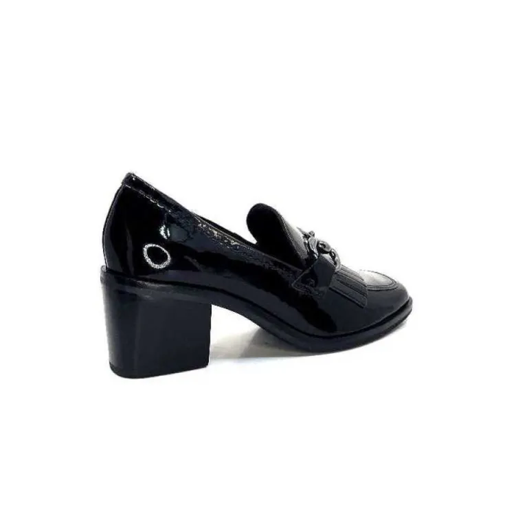 Ivoire 78006 Fortunato Cuir Vernis Noir