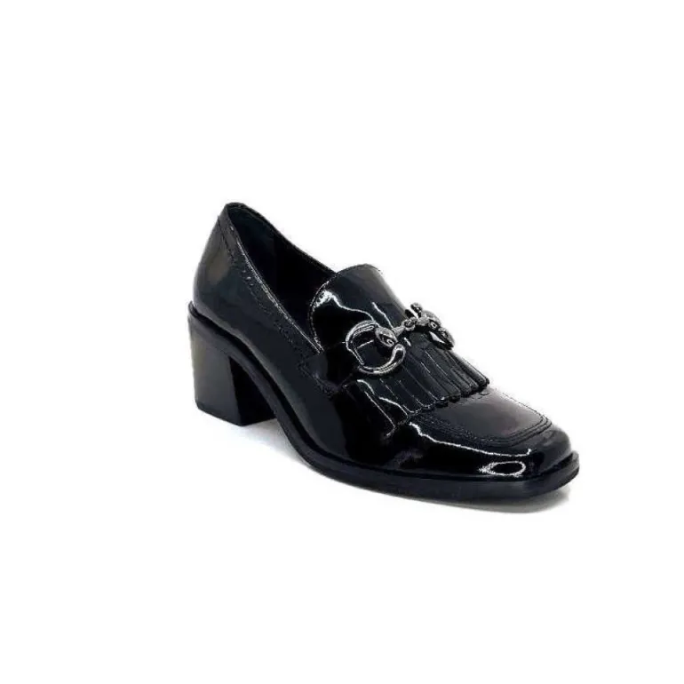 Ivoire 78006 Fortunato Cuir Vernis Noir