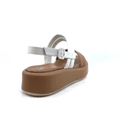 Ivoire 2056 Yara Cuir Marron & Blanc