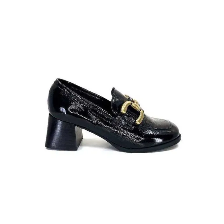 Ivoire 11301A Cuir Vernis Noir