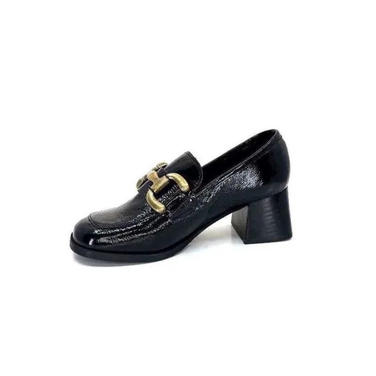 Ivoire 11301A Cuir Vernis Noir