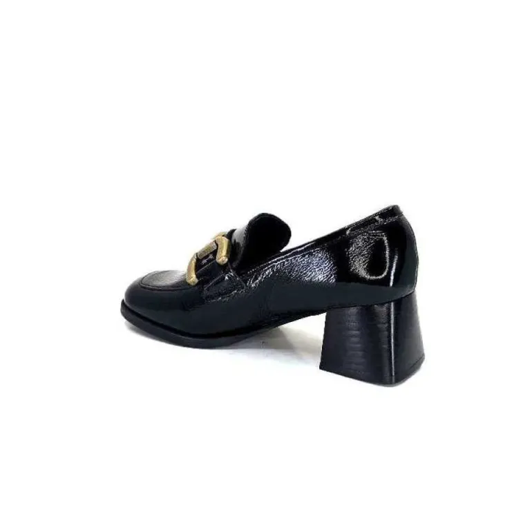 Ivoire 11301A Cuir Vernis Noir