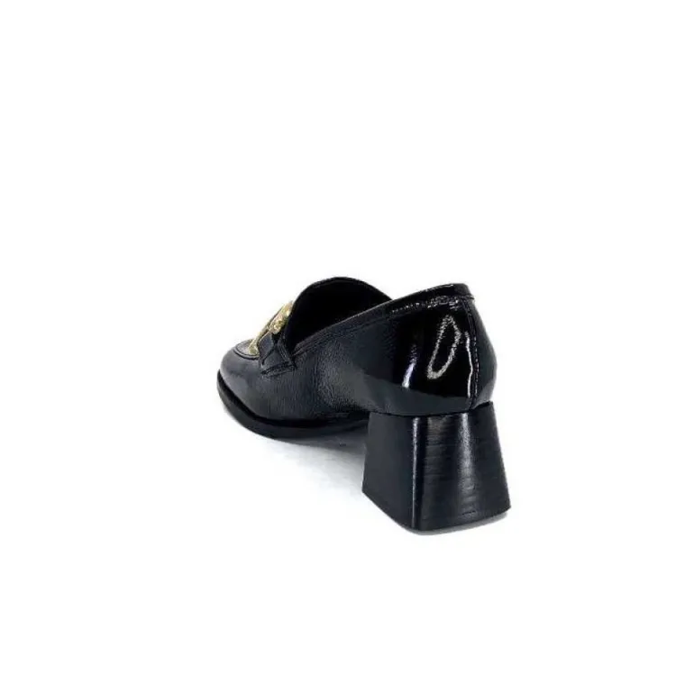 Ivoire 11301A Cuir Vernis Noir