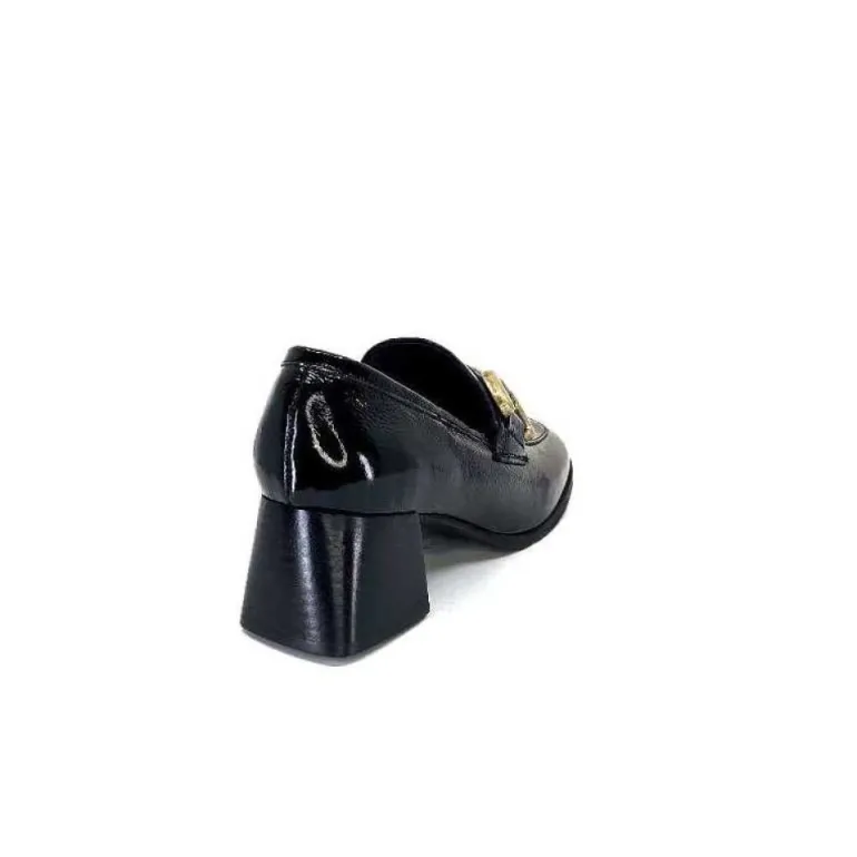 Ivoire 11301A Cuir Vernis Noir