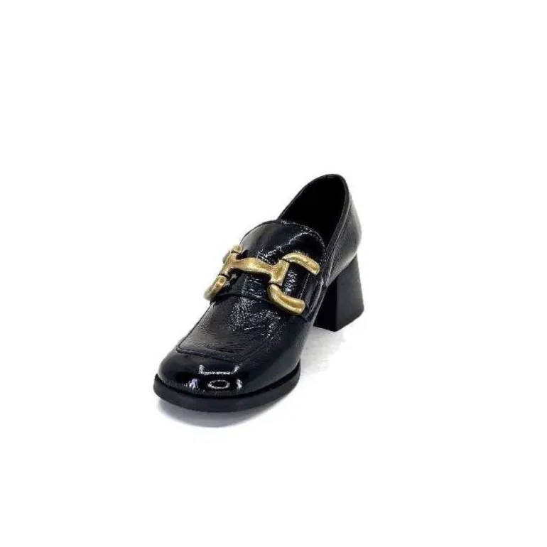 Ivoire 11301A Cuir Vernis Noir
