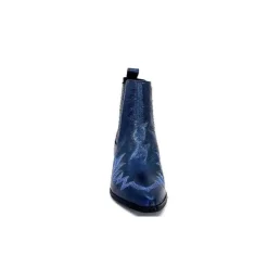 Ivoire Ar230 Cuir Metal Bleu Cobalt