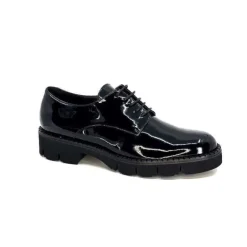 Ivoire B038 Cuir Vernis Noir