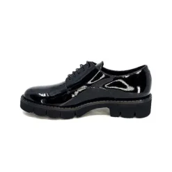 Ivoire B038 Cuir Vernis Noir