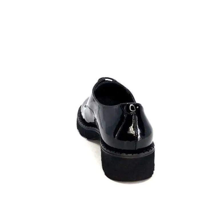 Ivoire B038 Cuir Vernis Noir