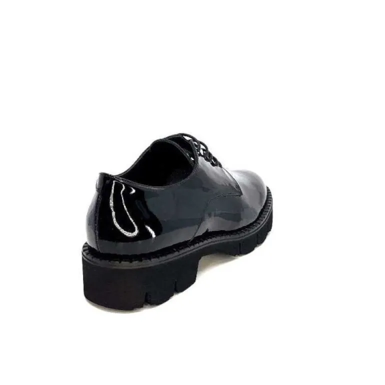 Ivoire B038 Cuir Vernis Noir