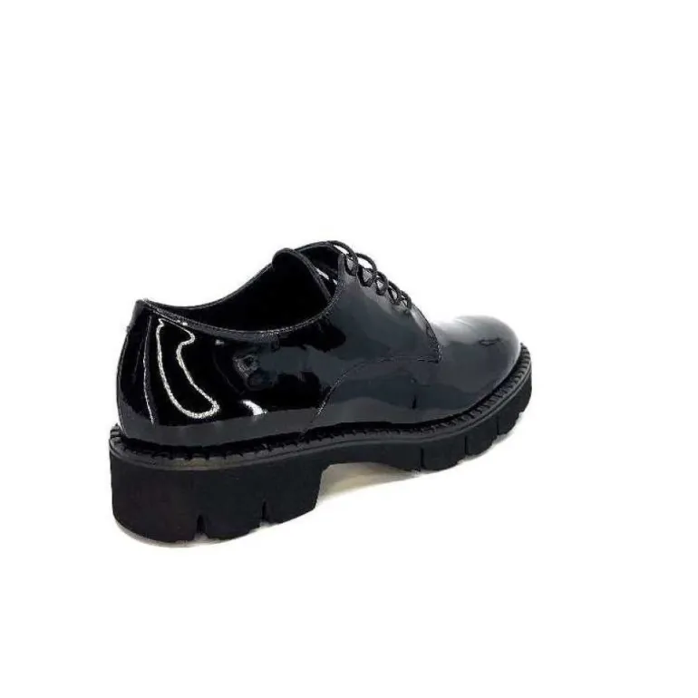 Ivoire B038 Cuir Vernis Noir