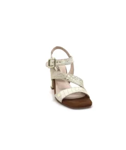 Ivoire B773 Mare Cuir Blanc & Dore