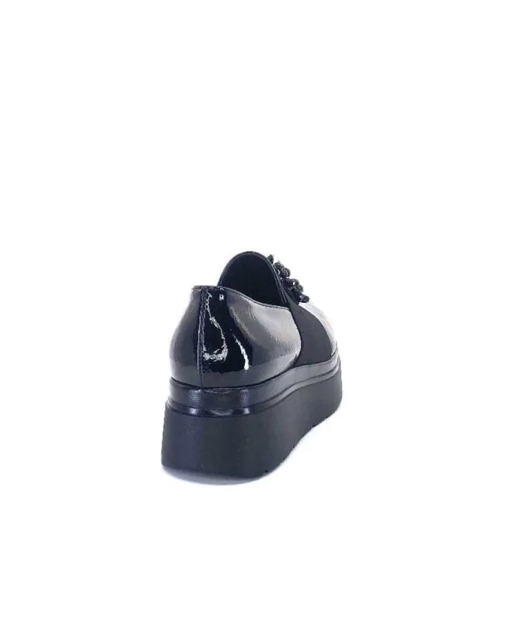 Ivoire 2C4386 Cuir Vernis Noir